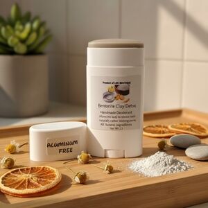 Handmade Bentonite Clay Detox Deodorant All-natural Odor Unisex